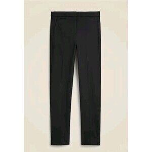J. CREW Going Out Slim Pant in Stretch Twill Black High Rise CC438 Size 14 NWT
